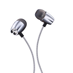 Sports Stereo Earphone Headset In-Ear H26 for HTC Desire 21 Pro 5G Gray
