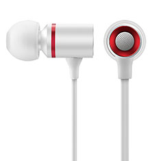 Sports Stereo Earphone Headset In-Ear H29 for Sharp Aquos Sense4 Basic White