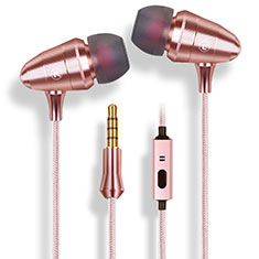 Sports Stereo Earphone Headset In-Ear H35 for Vivo Y35 5G Rose Gold