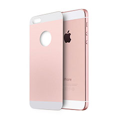 Tempered Glass Back Protector Film for Apple iPhone SE Rose Gold