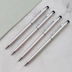 Touch Screen Stylus Pen Universal 4PCS for Wiko Rainbow Jam 4G Silver
