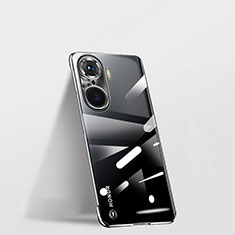 Transparent Crystal Frameless Hard Case Back Cover for Huawei Honor 60 Pro 5G Black