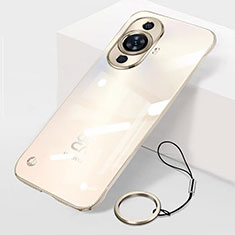 Transparent Crystal Frameless Hard Case Back Cover for Huawei Nova 11 Gold