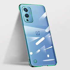 Transparent Crystal Frameless Hard Case Back Cover for OnePlus 9 5G Green