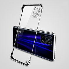 Transparent Crystal Frameless Hard Case Back Cover for Realme GT Neo 2T 5G Silver