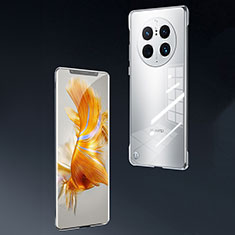 Transparent Crystal Frameless Hard Case Back Cover H01 for Huawei Mate 50 Pro Clear