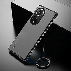 Transparent Crystal Frameless Hard Case Back Cover H03 for Huawei Nova 9 Black