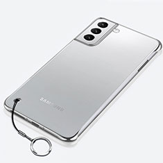 Transparent Crystal Hard Case Back Cover H02 for Samsung Galaxy S24 5G Silver