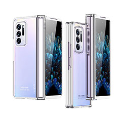 Transparent Crystal Hard Case Back Cover H03 for Oppo Find N 5G Silver