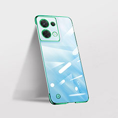 Transparent Crystal Hard Case Back Cover H04 for Oppo Reno9 Pro 5G Green