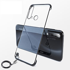 Transparent Crystal Hard Case Back Cover K01 for Huawei P20 Lite (2019) Black