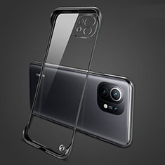 Transparent Crystal Hard Case Back Cover S01 for Xiaomi Mi 11 5G Black