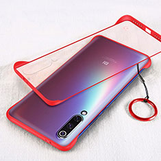 Transparent Crystal Hard Case Back Cover S01 for Xiaomi Mi A3 Red