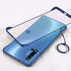 Transparent Crystal Hard Case Back Cover S02 for Huawei P20 Lite (2019) Blue