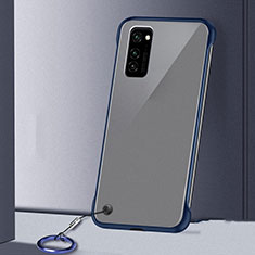 Transparent Crystal Hard Case Back Cover S03 for Huawei Honor V30 5G Blue