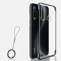 Transparent Crystal Hard Case Back Cover S03 for Huawei P20 Lite (2019) Black