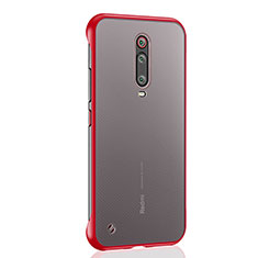 Transparent Crystal Hard Case Back Cover S03 for Xiaomi Mi 9T Red