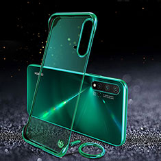 Transparent Crystal Hard Case Back Cover S04 for Huawei Nova 5 Green