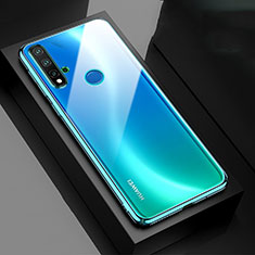 Transparent Crystal Hard Case Back Cover S05 for Huawei P20 Lite (2019) Cyan