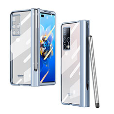 Transparent Crystal Hard Case Back Cover ZL2 for Huawei Mate X2 Blue