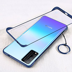 Transparent Crystal Hard Rigid Case Back Cover H01 for Huawei Honor Play4T Pro Blue