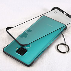Transparent Crystal Hard Rigid Case Back Cover H02 for Huawei Nova 5z Black