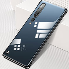 Transparent Crystal Hard Rigid Case Back Cover H02 for Xiaomi Mi 10 Black