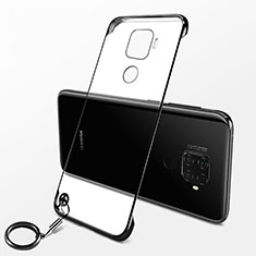 Transparent Crystal Hard Rigid Case Back Cover H04 for Huawei Nova 5z Black