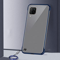 Transparent Crystal Hard Rigid Case Back Cover S01 for Huawei Nova 6 SE Blue