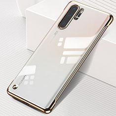 Transparent Crystal Hard Rigid Case Back Cover S01 for Huawei P30 Pro New Edition Gold