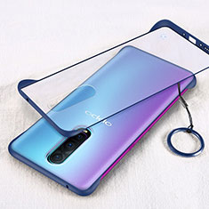 Transparent Crystal Hard Rigid Case Back Cover S01 for Oppo RX17 Pro Blue