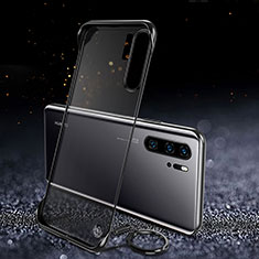 Transparent Crystal Hard Rigid Case Back Cover S03 for Huawei P30 Pro Black