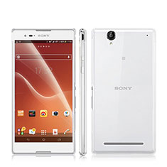 Transparent Crystal Hard Rigid Case Cover for Sony Xperia T2 Ultra Dual Clear