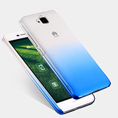 Transparent Gradient Hard Rigid Case for Huawei Enjoy 5 Blue