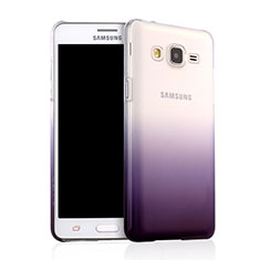 Transparent Gradient Hard Rigid Case for Samsung Galaxy On5 G550FY Purple