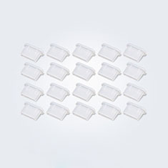 Type-C Anti Dust Cap USB-C Plug Cover Protector Plugy Universal 20PCS for Apple iPad Air 5 10.9 (2022) White