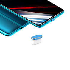 Type-C Anti Dust Cap USB-C Plug Cover Protector Plugy Universal H02 for Xiaomi Redmi Note 10 4G Blue