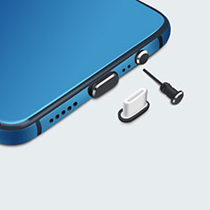 Type-C Anti Dust Cap USB-C Plug Cover Protector Plugy Universal H05 for Xiaomi Redmi Note 10 4G Black