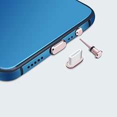 Type-C Anti Dust Cap USB-C Plug Cover Protector Plugy Universal H05 for Oppo Reno Z Rose Gold
