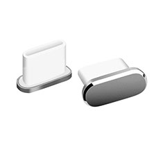 Type-C Anti Dust Cap USB-C Plug Cover Protector Plugy Universal H06 for Xiaomi Redmi Note 10 4G Dark Gray