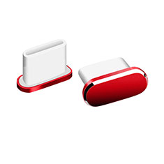 Type-C Anti Dust Cap USB-C Plug Cover Protector Plugy Universal H06 for Apple iPhone 16 Plus Red