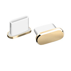 Type-C Anti Dust Cap USB-C Plug Cover Protector Plugy Universal H06 for Vivo iQOO 10 Pro 5G Gold