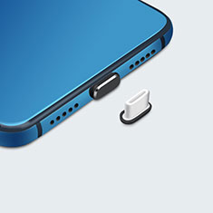 Type-C Anti Dust Cap USB-C Plug Cover Protector Plugy Universal H07 for Xiaomi Redmi Note 11 4G 2022 Black