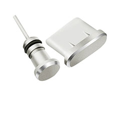 Type-C Anti Dust Cap USB-C Plug Cover Protector Plugy Universal H09 for Samsung Galaxy Grand Prime Plus SM-G532f Silver