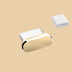 Type-C Anti Dust Cap USB-C Plug Cover Protector Plugy Universal H10 for Apple iPad Pro 11 (2022) Gold
