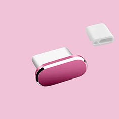 Type-C Anti Dust Cap USB-C Plug Cover Protector Plugy Universal H10 for Vivo iQOO U3 5G Hot Pink