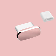 Type-C Anti Dust Cap USB-C Plug Cover Protector Plugy Universal H10 for Xiaomi Redmi Note 11 4G 2022 Rose Gold