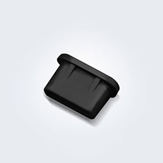 Type-C Anti Dust Cap USB-C Plug Cover Protector Plugy Universal H11 for Xiaomi Redmi Note 12 Pro+ Plus 5G Black
