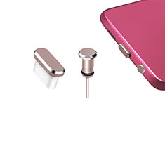 Type-C Anti Dust Cap USB-C Plug Cover Protector Plugy Universal H12 for Sony Xperia Ace III SOG08 Rose Gold