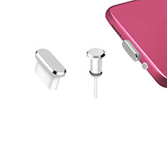 Type-C Anti Dust Cap USB-C Plug Cover Protector Plugy Universal H12 for Samsung Galaxy Trend 3 G3502 G3508 G3509 Silver